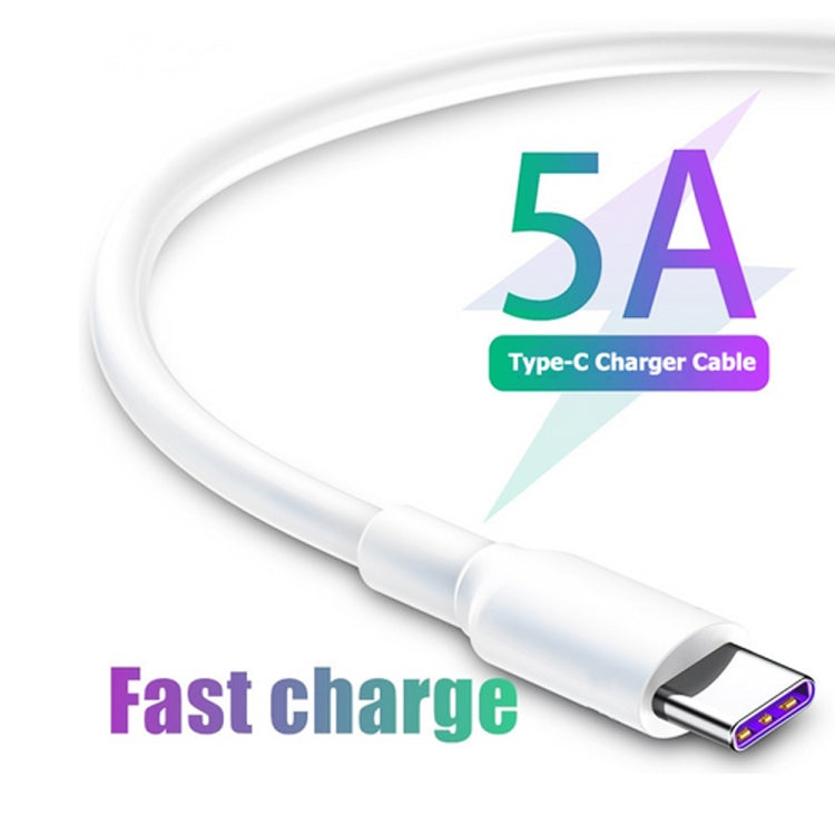 5A USB to USB-C / Type-C Flash Charging Data Cable, Cable Length: 1m - USB-C & Type-C Cable by PMC Jewellery | Online Shopping South Africa | PMC Jewellery | Buy Now Pay Later Mobicred