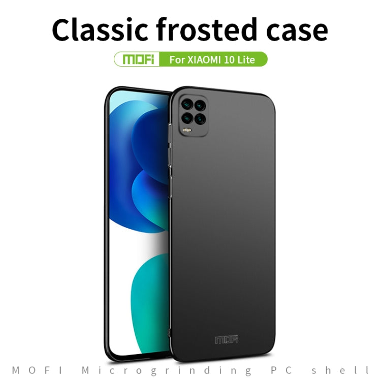 For Xiaomi Mi 10 Lite MOFI Frosted PC Ultra-thin Hard Case(Gold) - Xiaomi Cases by MOFI | Online Shopping South Africa | PMC TechLife