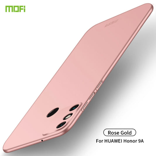 For Huawei Honor 9A MOFI Frosted PC Ultra-thin Hard Case(Rose gold) - Honor Cases by MOFI | Online Shopping South Africa | PMC Jewellery