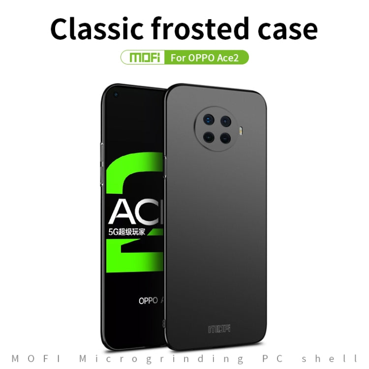 For OPPO Ace2 MOFI Frosted PC Ultra-thin Hard Case(Gold) - OPPO Cases by MOFI | Online Shopping South Africa | PMC Jewellery