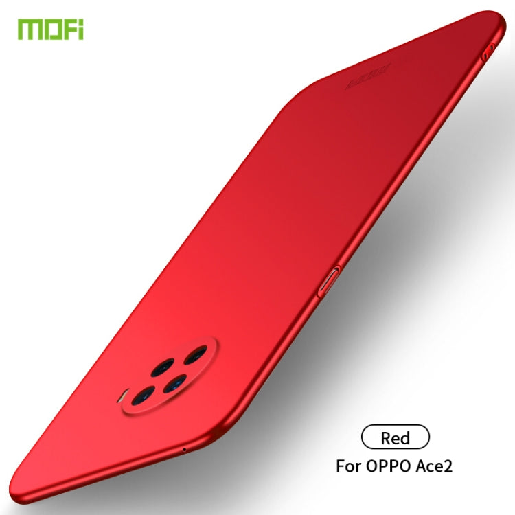 For OPPO Ace2 MOFI Frosted PC Ultra-thin Hard Case(Red) - OPPO Cases by MOFI | Online Shopping South Africa | PMC Jewellery