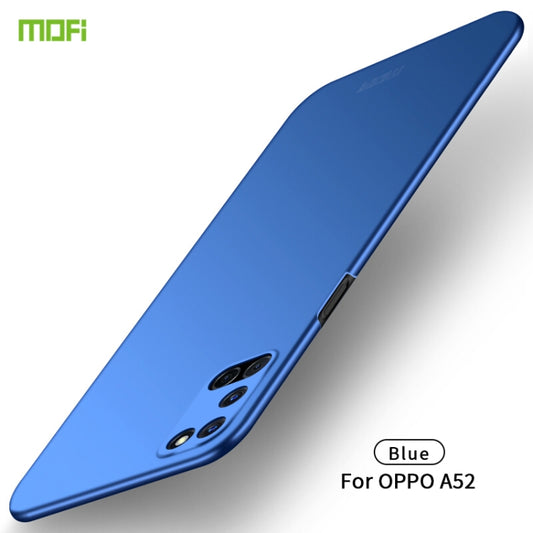 For OPPO A52 MOFI Frosted PC Ultra-thin Hard Case(Blue) - OPPO Cases by MOFI | Online Shopping South Africa | PMC Jewellery