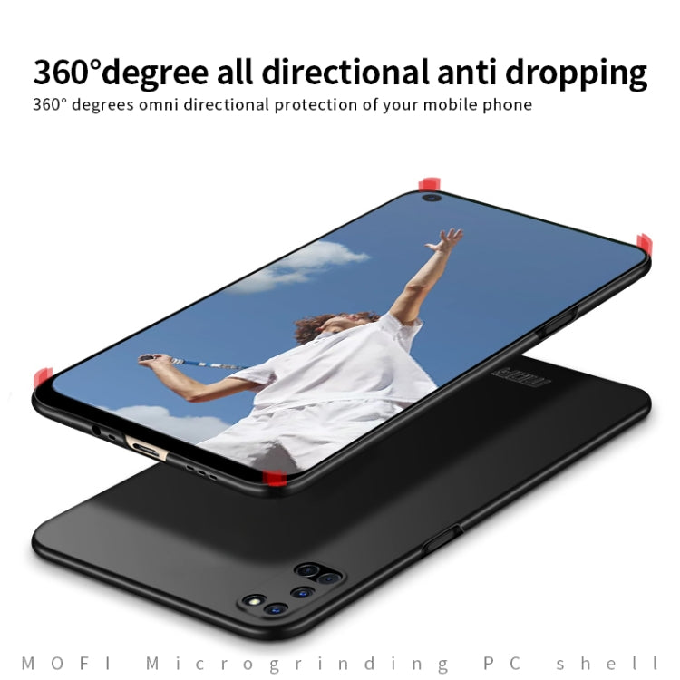 For OPPO A52 MOFI Frosted PC Ultra-thin Hard Case(Blue) - OPPO Cases by MOFI | Online Shopping South Africa | PMC TechLife | Buy Now Pay Later Mobicred