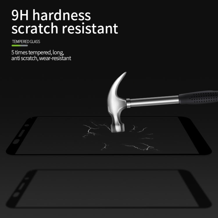 For Huawei Y5P/Y5 Prime MOFI 9H 2.5D Full Screen Tempered Glass Film(Black) - Huawei Tempered Glass by MOFI | Online Shopping South Africa | PMC Jewellery