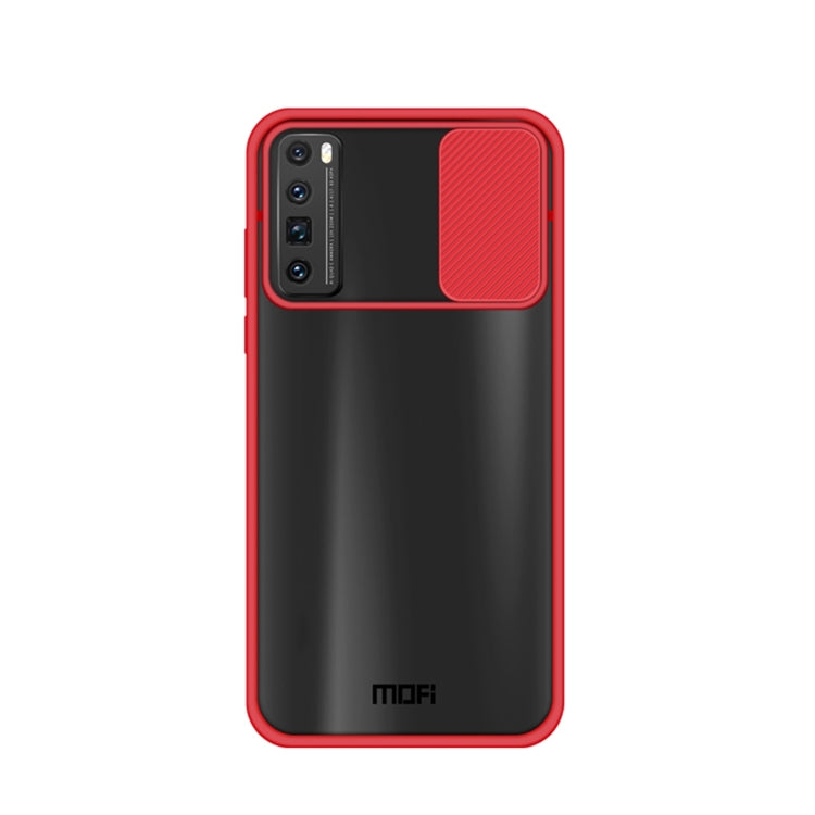 For Huawei nova 7 Pro MOFI Xing Dun Series PC + TPU Anti-peep Waterproof And Anti-drop All-inclusive Protective Shell, Translucent Frosted(Red) - Huawei Cases by MOFI | Online Shopping South Africa | PMC Jewellery