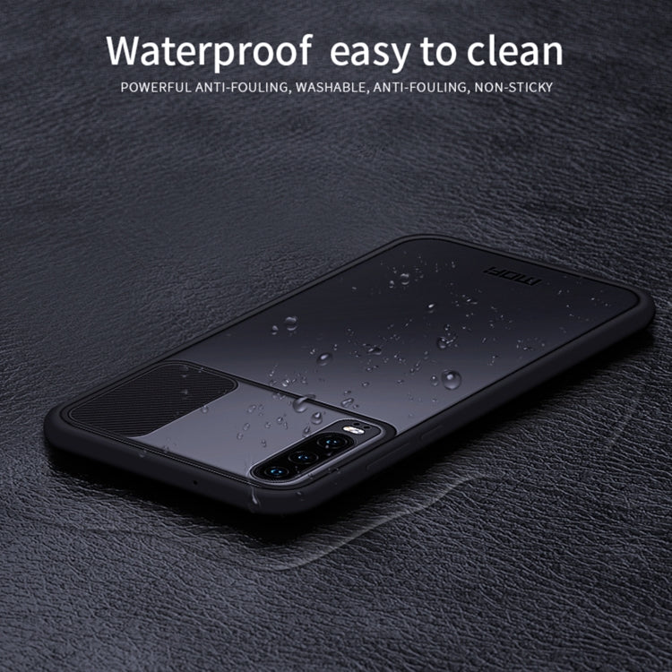 For Huawei P30 MOFI Xing Dun Series PC + TPU Anti-peep Waterproof And Anti-drop All-inclusive Protective Shell, Translucent Frosted(Red) - Huawei Cases by MOFI | Online Shopping South Africa | PMC TechLife | Buy Now Pay Later Mobicred