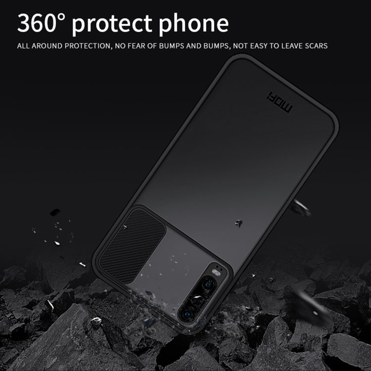 For Huawei P30 MOFI Xing Dun Series PC + TPU Anti-peep Waterproof And Anti-drop All-inclusive Protective Shell, Translucent Frosted(Red) - Huawei Cases by MOFI | Online Shopping South Africa | PMC TechLife | Buy Now Pay Later Mobicred