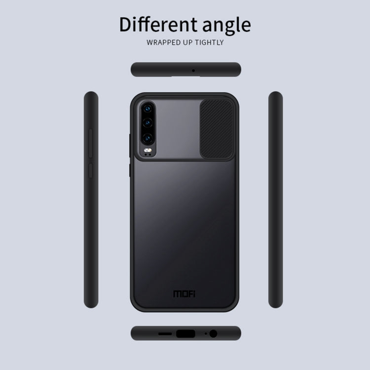 For Huawei P30 MOFI Xing Dun Series PC + TPU Anti-peep Waterproof And Anti-drop All-inclusive Protective Shell, Translucent Frosted(Red) - Huawei Cases by MOFI | Online Shopping South Africa | PMC TechLife | Buy Now Pay Later Mobicred