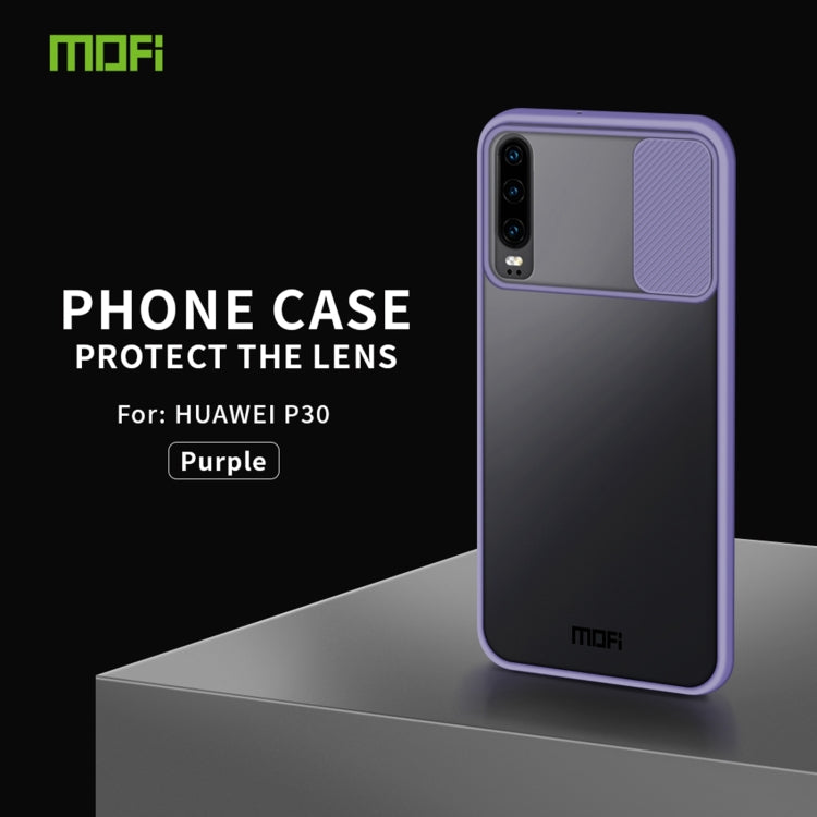 For Huawei P30 MOFI Xing Dun Series PC + TPU Anti-peep Waterproof And Anti-drop All-inclusive Protective Shell, Translucent Frosted(Purple) - Huawei Cases by MOFI | Online Shopping South Africa | PMC Jewellery