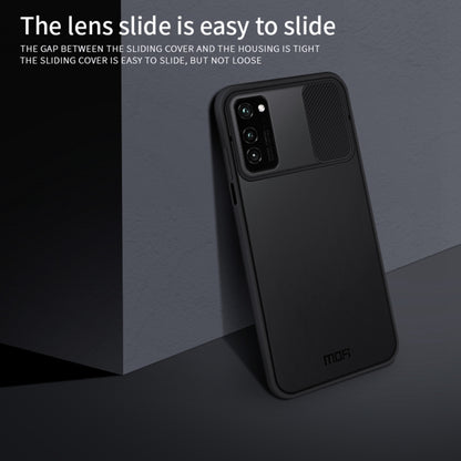 For Huawei HonorV30 MOFI Xing Dun Series PC + TPU Anti-peep Waterproof And Anti-drop All-inclusive Protective Shell, Translucent Frosted(Black) - Huawei Cases by MOFI | Online Shopping South Africa | PMC Jewellery