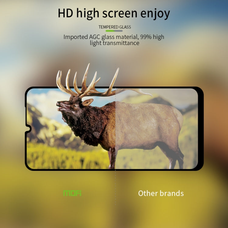 For Huawei Y6P / Honor9A MOFI 9H 2.5D Full Screen Tempered Glass Film(Black) - free shipping - PMC TechLife - Order now!