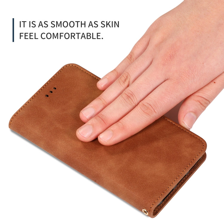 For OPPO Reno 2Z & Reno 2F Retro Skin Feel Business Magnetic Horizontal Flip Leather Case(Brown) - OPPO Cases by PMC Jewellery | Online Shopping South Africa | PMC Jewellery | Buy Now Pay Later Mobicred