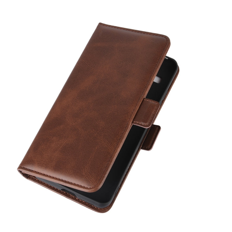 For TCL 10 Pro Dual-side Magnetic Buckle Horizontal Flip Leather Case with Holder & Card Slots & Wallet(Brown) - More Brand by PMC Jewellery | Online Shopping South Africa | PMC Jewellery