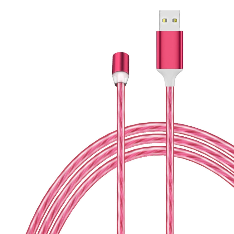 USB to 8 Pin Magnetic Suction Colorful Streamer Mobile Phone Charging  Cable, Length: 1m(Red Light) - Charging Cable & Head by PMC Jewellery | Online Shopping South Africa | PMC Jewellery | Buy Now Pay Later Mobicred