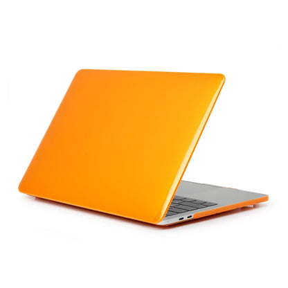 ENKAY Hat-Prince 3 in 1 For MacBook Pro 13 inch A2289 / A2251 (2020) Crystal Hard Shell Protective Case + US Version Ultra-thin TPU Keyboard Protector Cover + Anti-dust Plugs Set(Orange) - MacBook Pro Cases by ENKAY | Online Shopping South Africa | PMC Jewellery | Buy Now Pay Later Mobicred