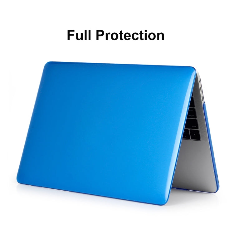 ENKAY Hat-Prince 3 in 1 For MacBook Pro 13 inch A2289 / A2251 (2020) Crystal Hard Shell Protective Case + US Version Ultra-thin TPU Keyboard Protector Cover + Anti-dust Plugs Set(Dark Blue) - MacBook Pro Cases by ENKAY | Online Shopping South Africa | PMC Jewellery | Buy Now Pay Later Mobicred