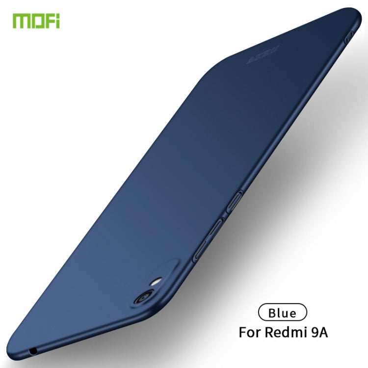 For Xiaomi Redmi 9A MOFI Frosted PC Ultra-thin Hard Case(Blue) - Xiaomi Cases by MOFI | Online Shopping South Africa | PMC Jewellery | Buy Now Pay Later Mobicred