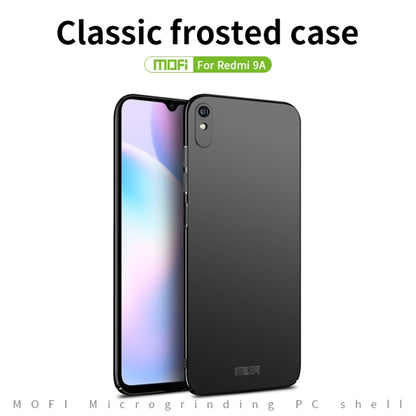 For Xiaomi Redmi 9A MOFI Frosted PC Ultra-thin Hard Case(Gold) - Xiaomi Cases by MOFI | Online Shopping South Africa | PMC Jewellery | Buy Now Pay Later Mobicred