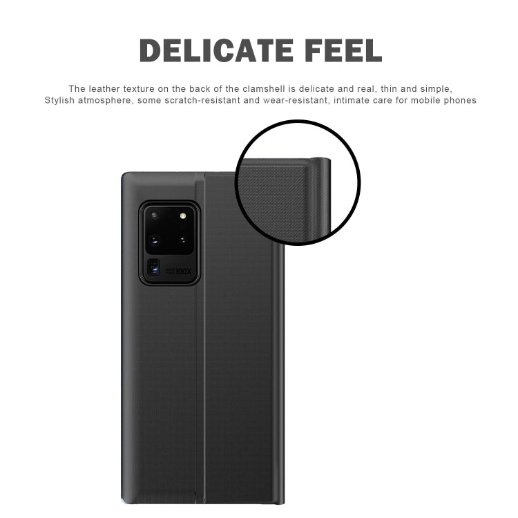 For Samsung Galaxy Note20 Plain Texture Cloth Attraction Flip Holder Leather Phone Case(Silver) - Galaxy Note20 Cases by PMC TechLife | Online Shopping South Africa | PMC TechLife