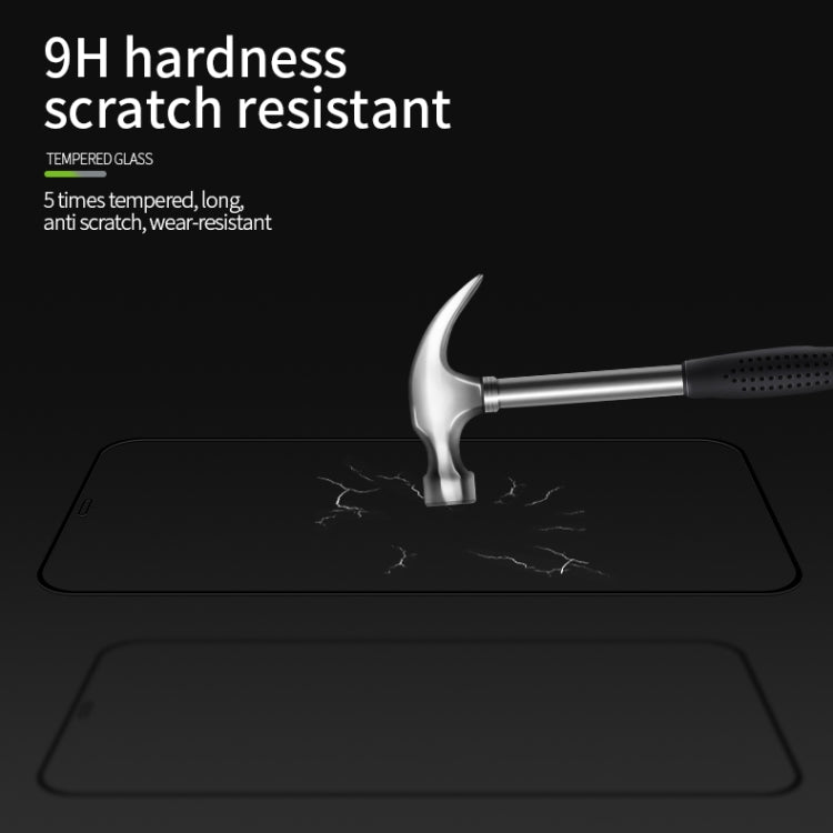 For iPhone 12 Pro Max MOFI 9H 2.5D Full Screen Tempered Glass Film(Black) - iPhone 12 Pro Max Tempered Glass by MOFI | Online Shopping South Africa | PMC TechLife | Buy Now Pay Later Mobicred