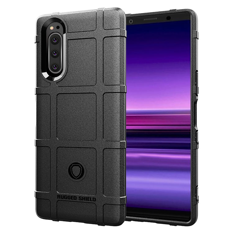 For Sony Xperia 5 II Full Coverage Shockproof TPU Case(Black) - Sony Cases by PMC TechLife | Online Shopping South Africa | PMC TechLife | Buy Now Pay Later Mobicred