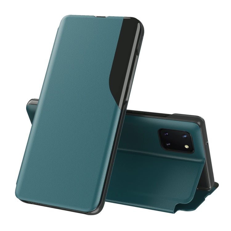 For Samsung Galaxy A81 / Note10 Lite / M60s Attraction Flip Holder Leather Phone Case(Green) - Galaxy Phone Cases by PMC TechLife | Online Shopping South Africa | PMC TechLife
