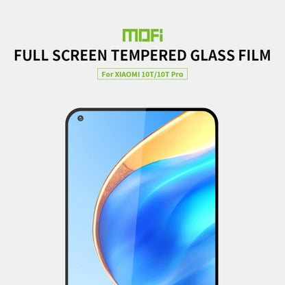 For Xiaomi 10T / 10T Pro MOFI 9H 2.5D Full Screen Tempered Glass Film(Black) -  by MOFI | Online Shopping South Africa | PMC Jewellery