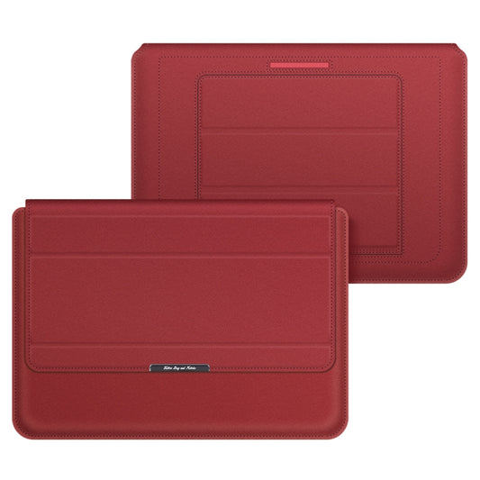 4 in 1 Universal Laptop Holder PU Waterproof Protection Wrist Laptop Bag, Size:11/12inch(Red) - 12.1 inch by PMC Jewellery | Online Shopping South Africa | PMC Jewellery | Buy Now Pay Later Mobicred