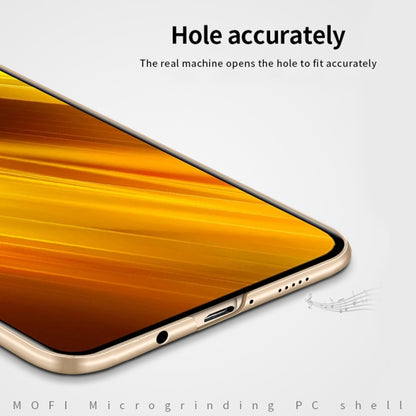 For Xiaomi POCO X3/X3 NFC MOFI Frosted PC Ultra-thin Hard Case(Gold) - Xiaomi Cases by MOFI | Online Shopping South Africa | PMC Jewellery