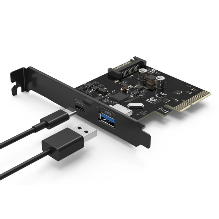 ORICO PA31-AC 2 Port USB3.1 PCI-E Adapter - Add-on Cards by ORICO | Online Shopping South Africa | PMC Jewellery | Buy Now Pay Later Mobicred