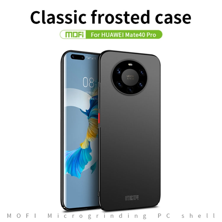 For Huawei Mate 40 Pro MOFI Frosted PC Ultra-thin Hard Case(Blue) - Huawei Cases by MOFI | Online Shopping South Africa | PMC Jewellery