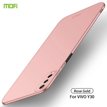 For vivo Y30 MOFI Frosted PC Ultra-thin Hard Case (Rose gold) - vivo Cases by MOFI | Online Shopping South Africa | PMC Jewellery