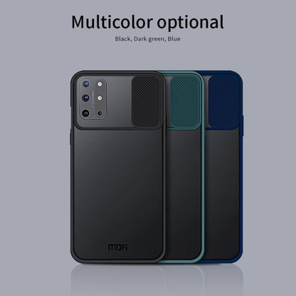 For OnePlus 8T MOFI Xing Dun SeriesTranslucent Frosted PC + TPU Privacy Anti-glare Shockproof All-inclusive Protective Case(Blue) - OnePlus Cases by MOFI | Online Shopping South Africa | PMC Jewellery