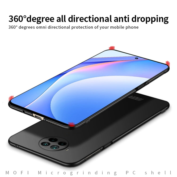 For Xiaomi Mi 10T Lite/NOTE9 PRO 5G MOFI Frosted PC Ultra-thin Hard C(Black) - Xiaomi Cases by MOFI | Online Shopping South Africa | PMC Jewellery