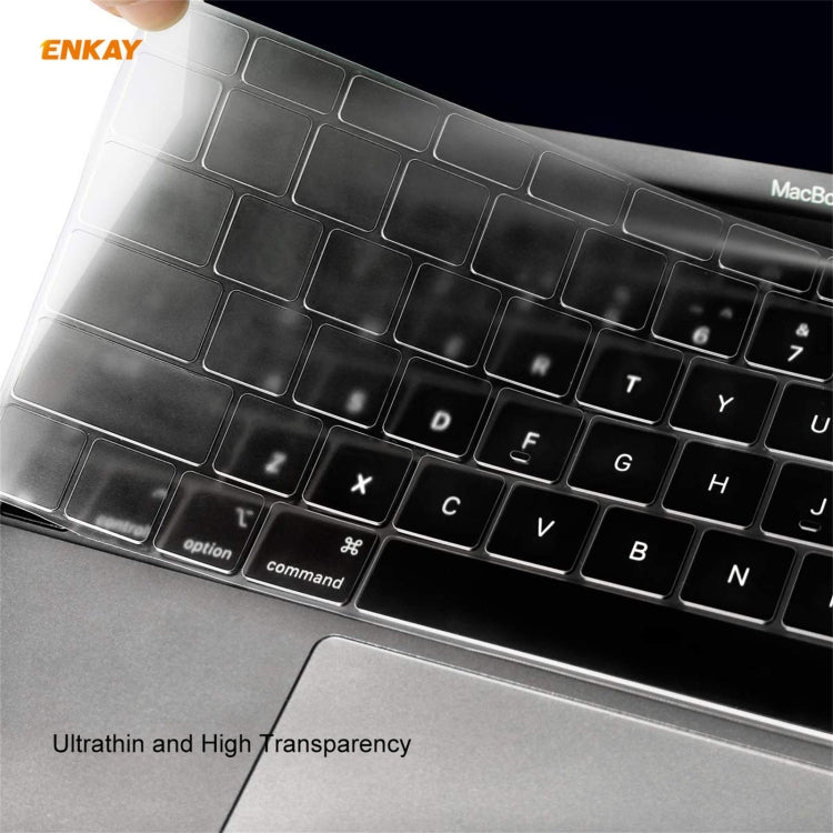 ENKAY 3 in 1 Matte Laptop Protective Case + US Version TPU Keyboard Film + Anti-dust Plugs Set for MacBook Pro 13.3 inch A1708 (without Touch Bar)(Cyan) - MacBook Pro Cases by ENKAY | Online Shopping South Africa | PMC Jewellery | Buy Now Pay Later Mobicred