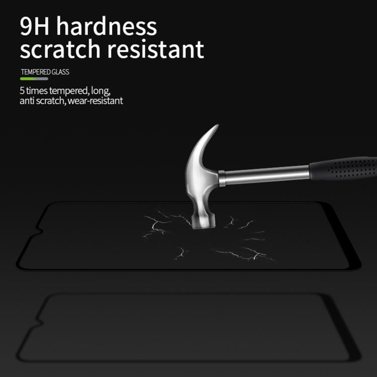 For Samsung Galaxy A02s MOFI 9H 2.5D Full Screen Tempered Glass Film(Black) - Galaxy Tempered Glass by MOFI | Online Shopping South Africa | PMC TechLife