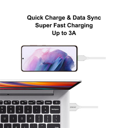 Hat-Prince ENKAY ENK-CB206 USB to 8 Pin Quick Charging Cable, Length: 1m - Normal Style Cable by ENKAY | Online Shopping South Africa | PMC Jewellery | Buy Now Pay Later Mobicred