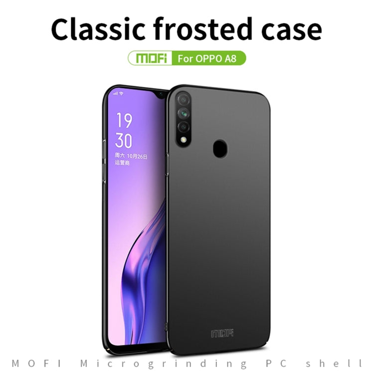 For OPPO A8 MOFI Frosted PC Ultra-thin Hard Case(Blue) - OPPO Cases by MOFI | Online Shopping South Africa | PMC TechLife | Buy Now Pay Later Mobicred