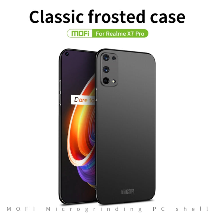 For OPPO Realme X7 Pro MOFI Frosted PC Ultra-thin Hard Case(Gold) - Realme Cases by MOFI | Online Shopping South Africa | PMC Jewellery