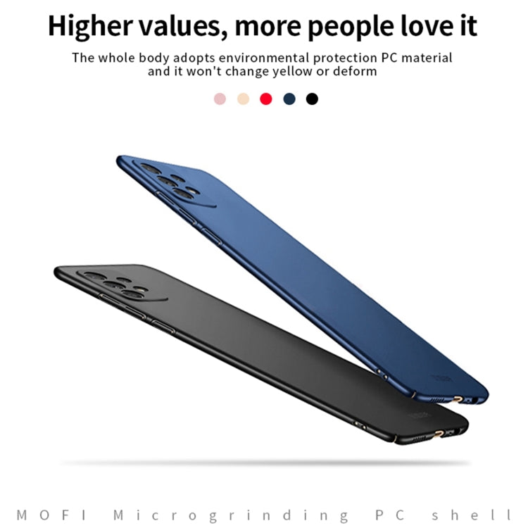 For Samsung Galaxy A52 5G / 4G MOFI Frosted PC Ultra-thin Hard Case(Black) - Galaxy Phone Cases by MOFI | Online Shopping South Africa | PMC TechLife | Buy Now Pay Later Mobicred