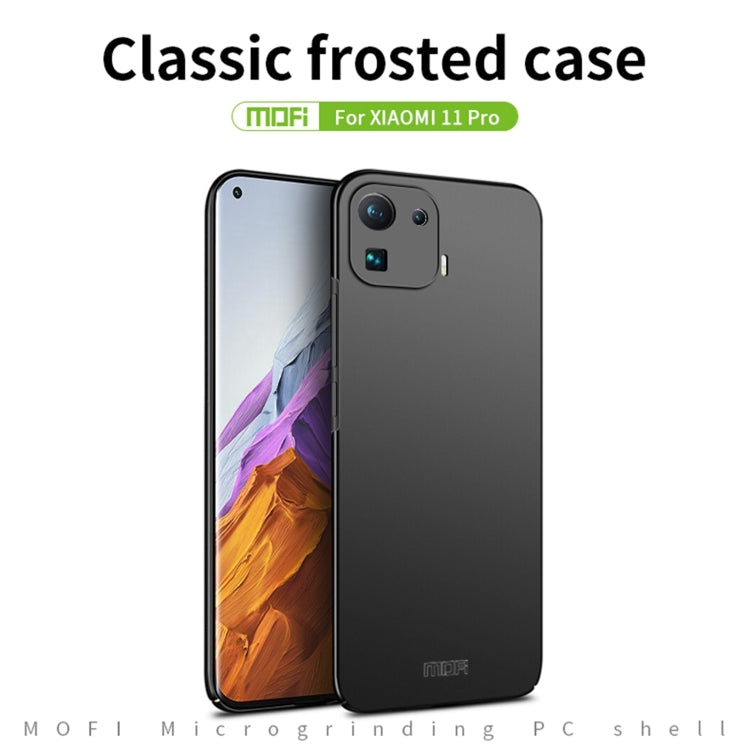 For Xiaomi Mi 11 Pro MOFI Frosted PC Ultra-thin Hard Case(Gold) - free shipping - PMC TechLife - Order now!