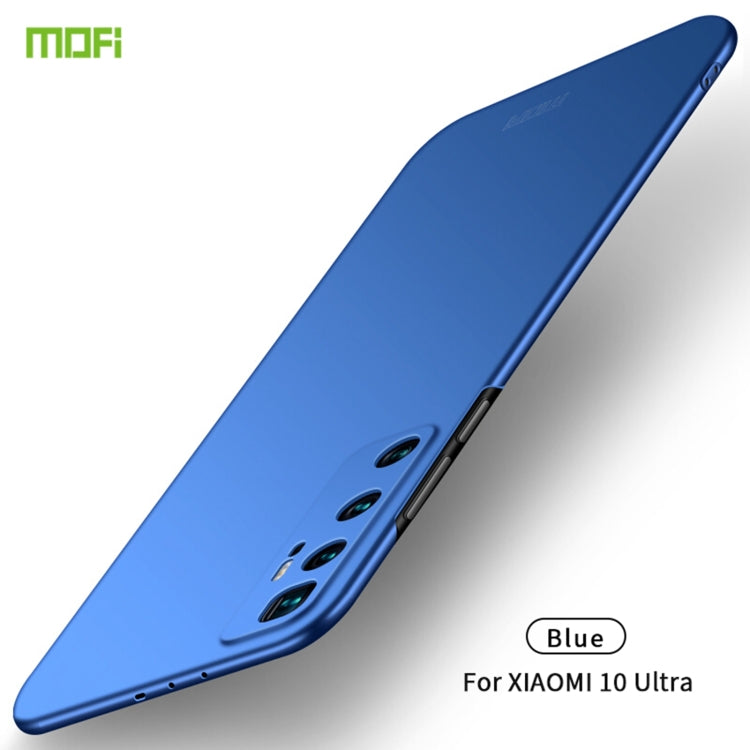 For Xiaomi Mi 10 Ultra MOFI Frosted PC Ultra-thin Hard Case(Blue) - Xiaomi Cases by MOFI | Online Shopping South Africa | PMC Jewellery