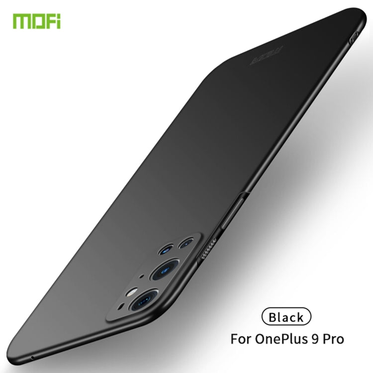 For OnePlus 9 Pro MOFI Frosted PC Ultra-thin Hard Case(Black) - OnePlus Cases by MOFI | Online Shopping South Africa | PMC Jewellery