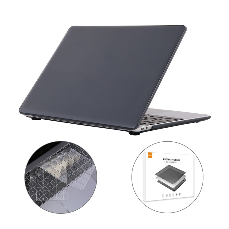 ENKAY for Huawei MateBook 13 Core Edition US Version 2 in 1 Crystal Protective Case with TPU Keyboard Film(Black) - Screen & Keyboard Cover by ENKAY | Online Shopping South Africa | PMC Jewellery | Buy Now Pay Later Mobicred