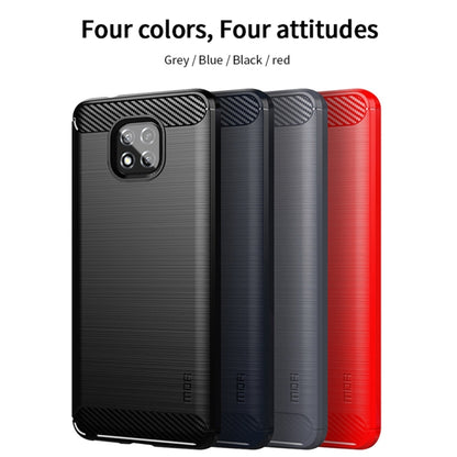 For Motorola Moto G Power 2021 MOFI Gentleness Series Brushed Texture Carbon Fiber Soft TPU Case(Gray) - Motorola Cases by MOFI | Online Shopping South Africa | PMC Jewellery