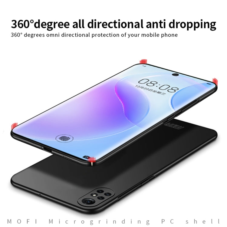 For Huawei Nova 8 MOFI Frosted PC Ultra-thin Hard Case(Gold) - Huawei Cases by MOFI | Online Shopping South Africa | PMC TechLife | Buy Now Pay Later Mobicred