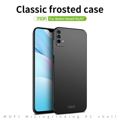 For Xiaomi Redmi 9T / Note9 4G / 9 Power MOFI Frosted PC Ultra-thin Hard Case(Blue) - Xiaomi Cases by MOFI | Online Shopping South Africa | PMC Jewellery