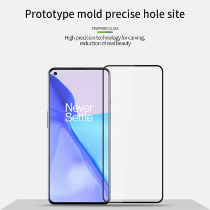 For OnePlus 9 / 9R MOFI 9H 2.5D Full Screen Tempered Glass Film(Black) - OnePlus Tempered Glass by MOFI | Online Shopping South Africa | PMC Jewellery