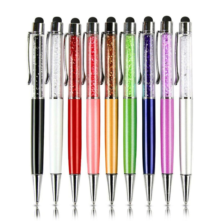 AT-22  2 in 1 Universal Flash Diamond Decoration Capacitance Pen Stylus Ballpoint Pen(Purple) - Stylus Pen by PMC Jewellery | Online Shopping South Africa | PMC Jewellery | Buy Now Pay Later Mobicred