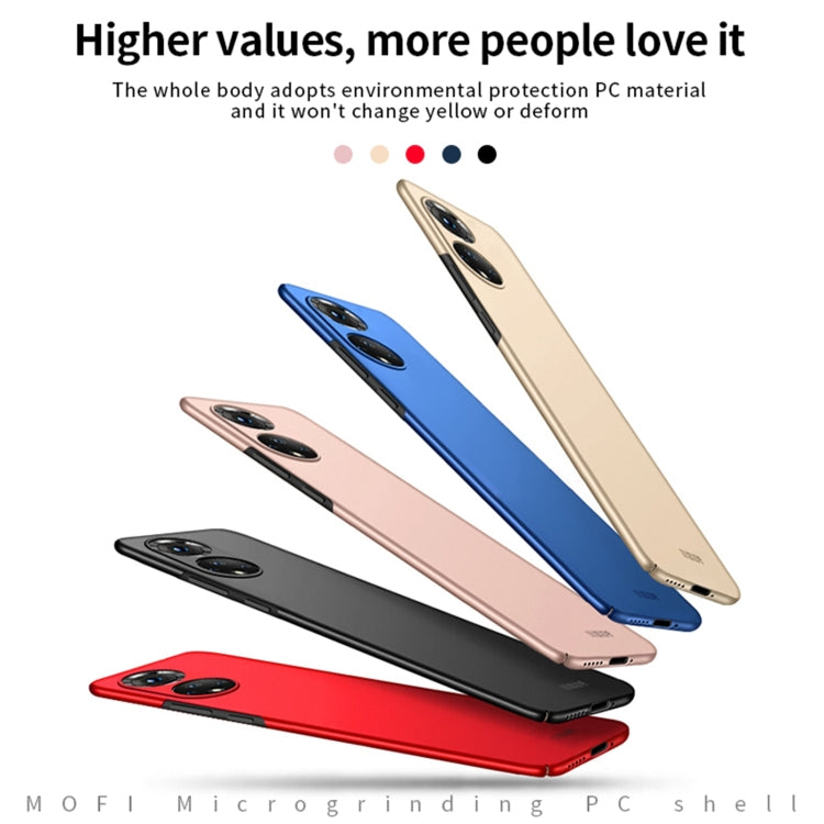 For Honor 50 Pro MOFI Frosted PC Ultra-thin Hard Case(Rose Gold) - Honor Cases by MOFI | Online Shopping South Africa | PMC TechLife | Buy Now Pay Later Mobicred